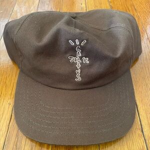 Travis Scott Cactus Jack Embroidered Brown Graphic Snapback Hat Cap One Size